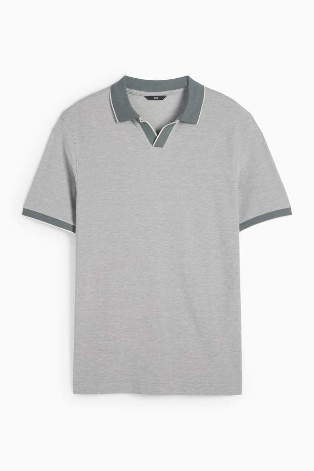 Bărbați - Tricou polo - regular fit - verde