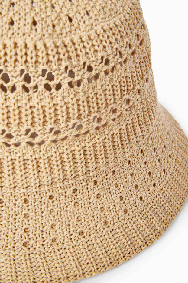 Donna - Cappello in maglia - beige