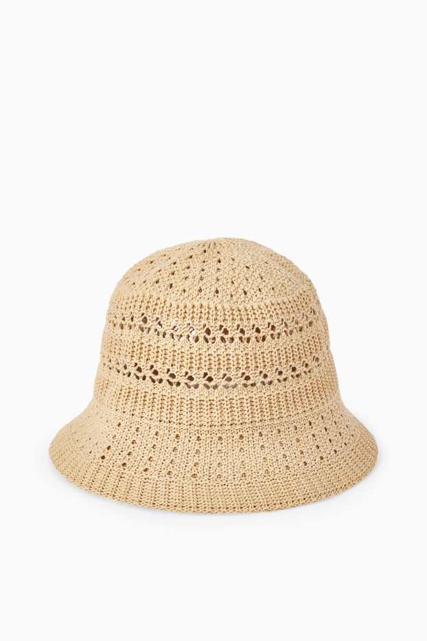 Donna - Cappello in maglia - beige