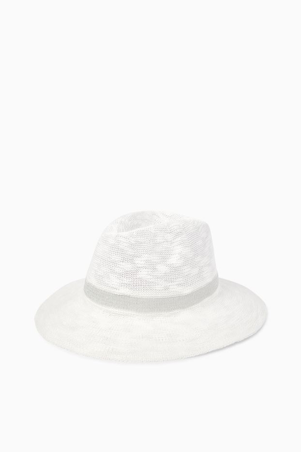 Donna - Cappello di paglia - bianco