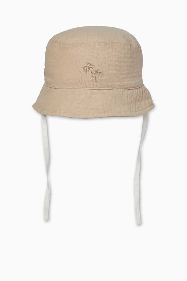 Baby Boys - Palm - baby hat - beige