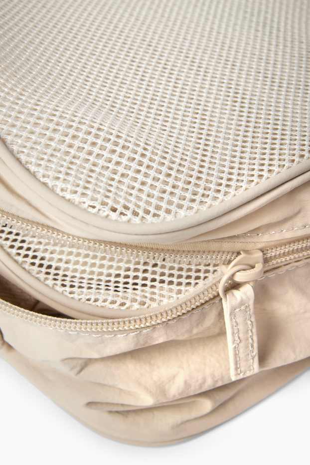 Dames - Reistas - 3-delig - licht beige