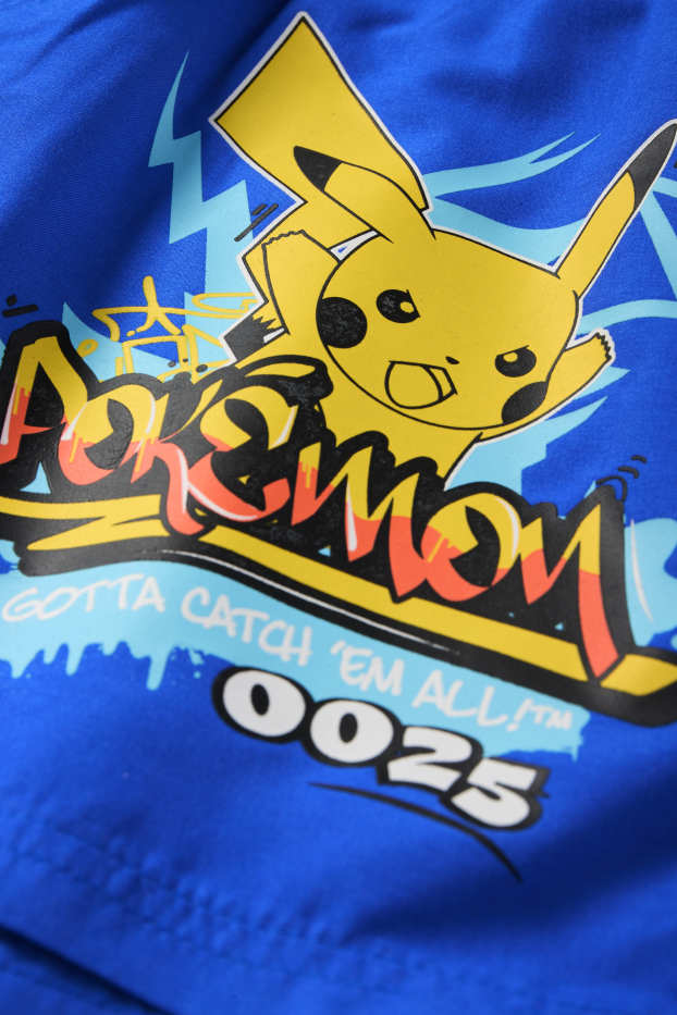 Kinder Buben - Pokémon - Badeshorts - blau