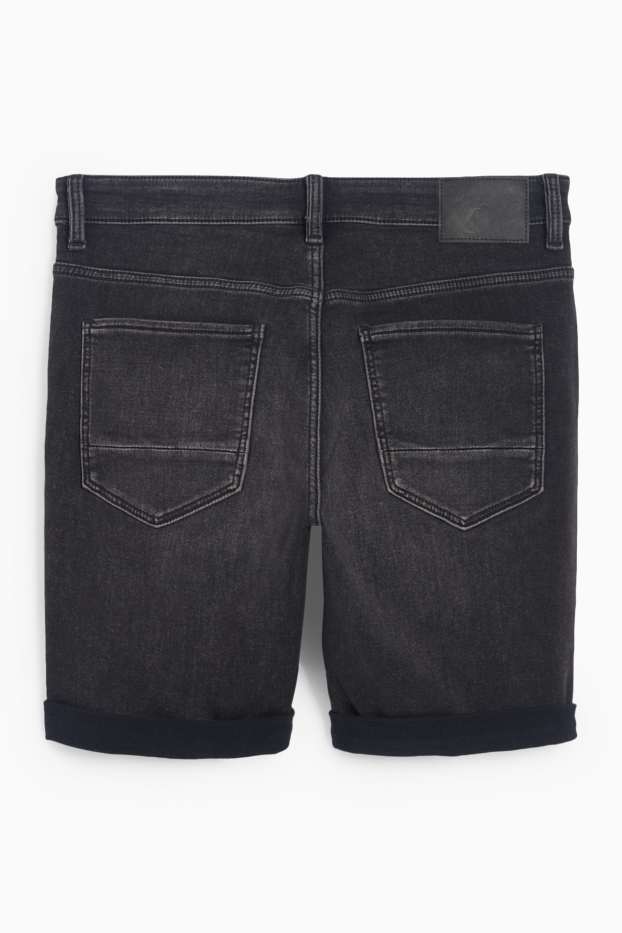 Hommes - Short en jean - Flex jog denim - LYCRA® - jean gris foncé