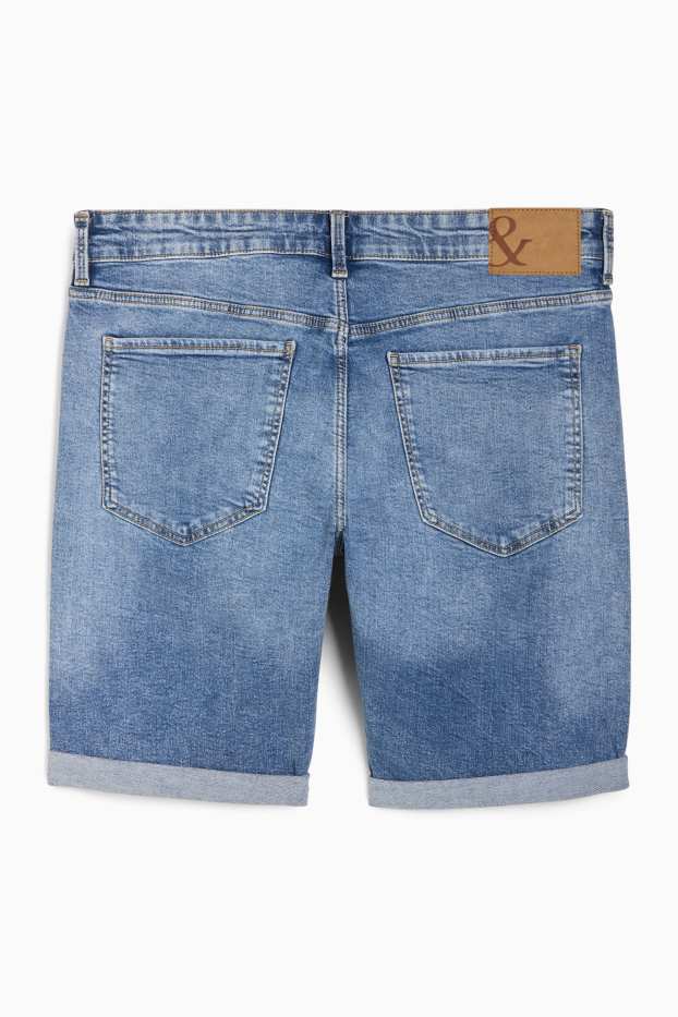 Herren - Jeans-Shorts - LYCRA® - jeansblau