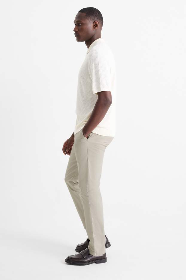 Herren - Chino - Slim Fit - hellbeige