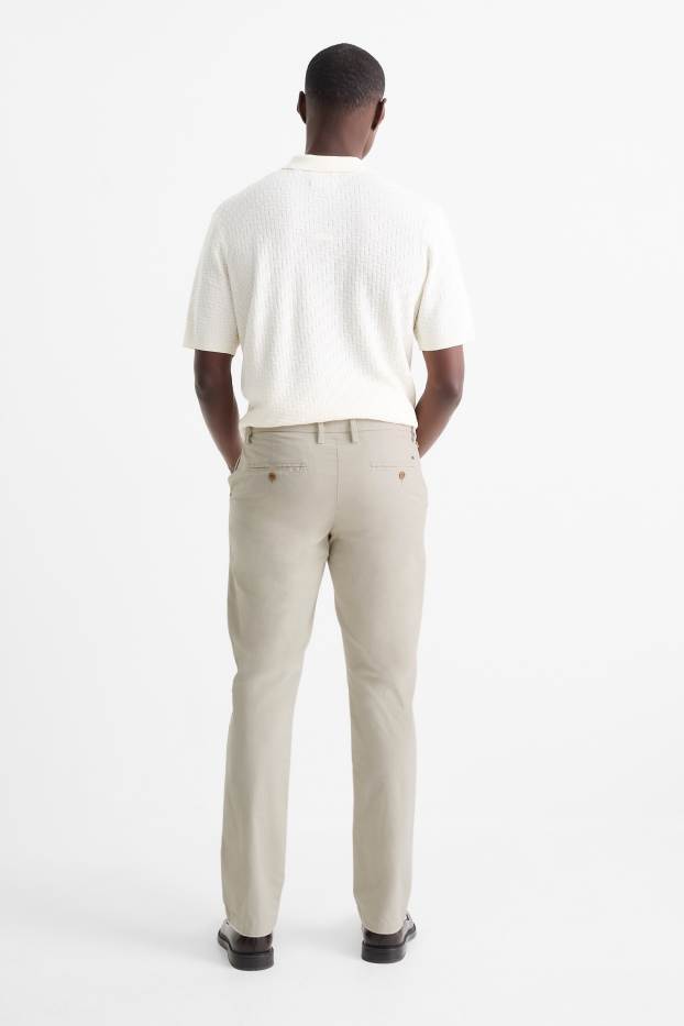 Herren - Chino - Slim Fit - hellbeige