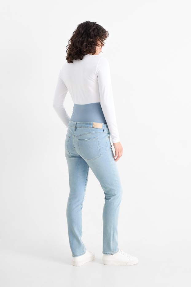 Femei - Jeans gravide - slim jeans - LYCRA® - denim-albastru deschis