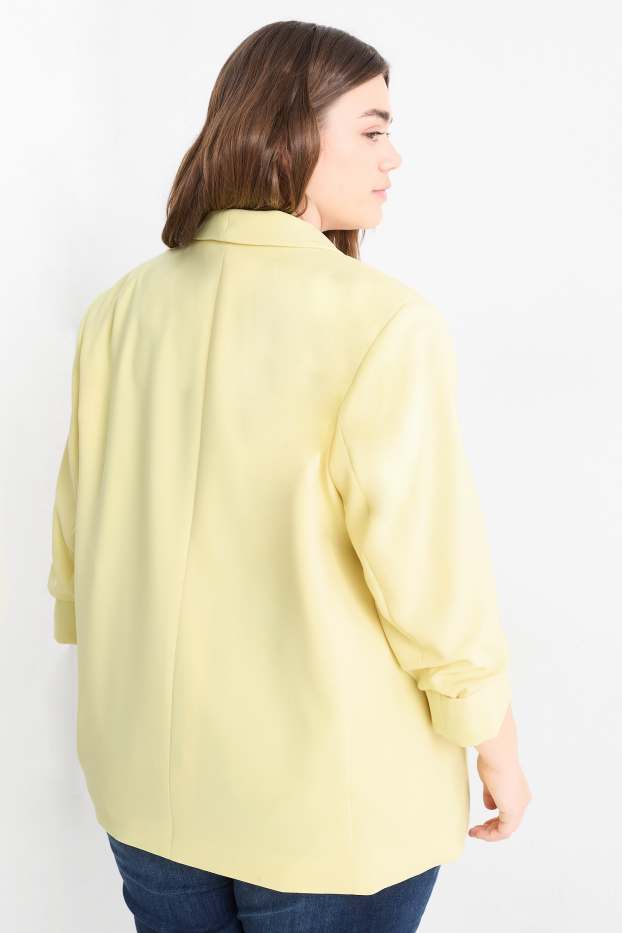 Femei - Blazer - relaxed fit - galben deschis
