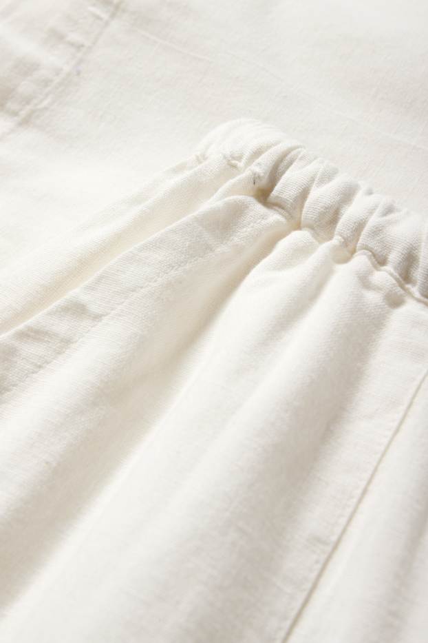 Enfants filles - Pantalon de toile - blanc crème