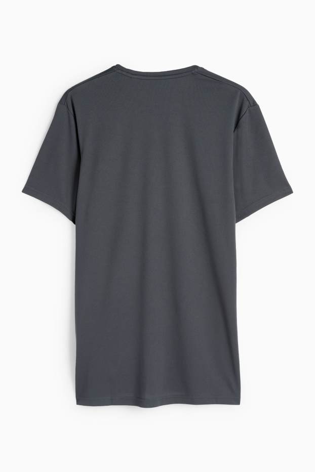 Home - Samarreta de màniga curta tècnica - regular fit - gris fosc