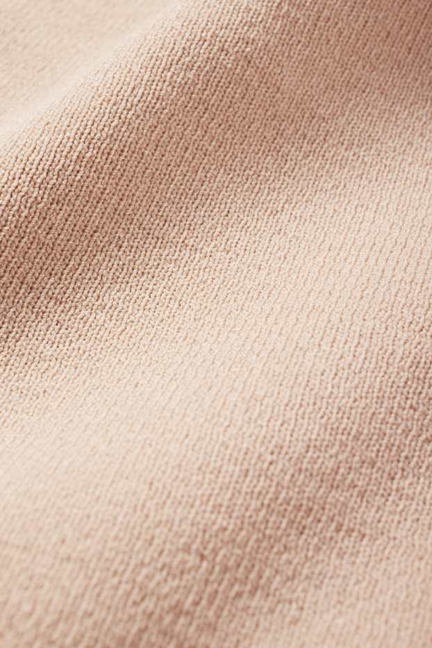 Damen - Strick-Top - hellbeige