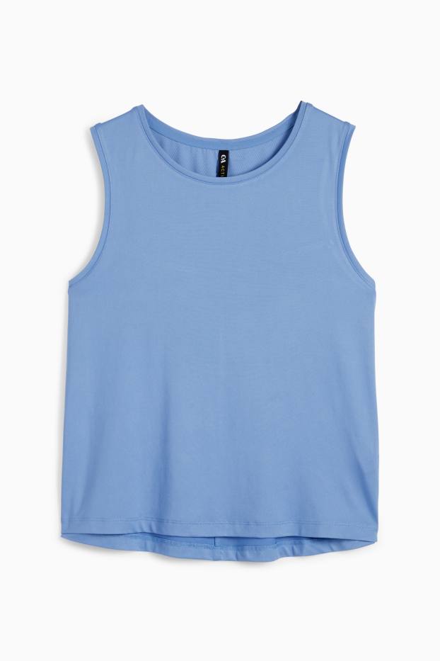 Femmes - Haut de sport - 4 Way Stretch - bleu