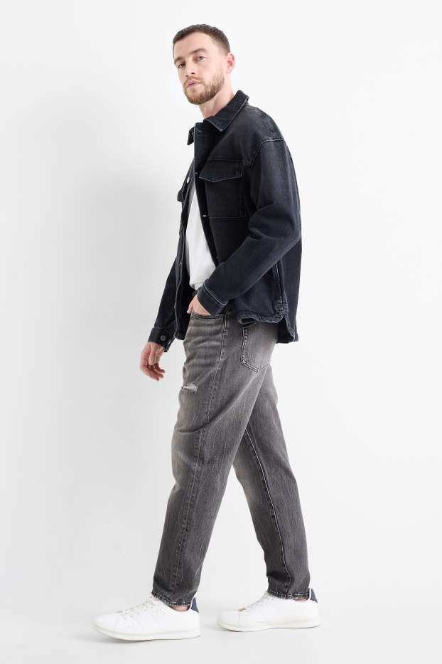 Uomo - Relaxed tapered jeans - jeans grigio chiaro