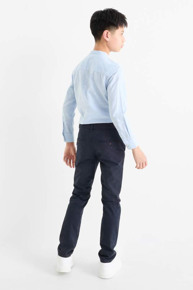 Bambini - Pantaloni chino - blu scuro