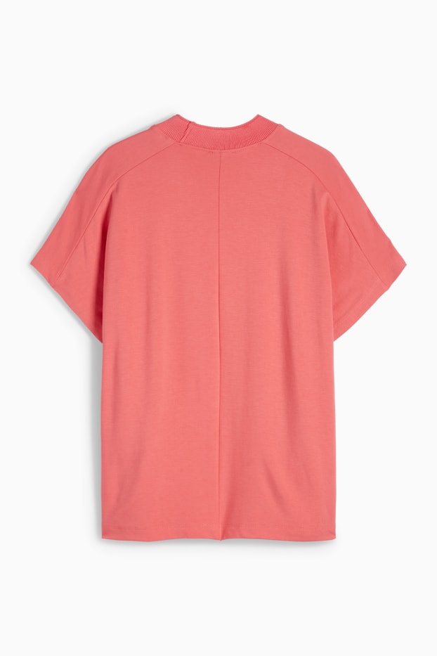 Donna - T-shirt - regular fit - rosa scuro