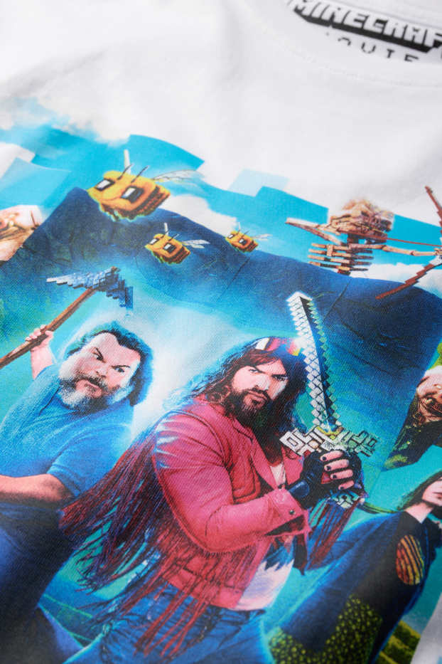 Enfants garçons - Minecraft - T-shirt - blanc