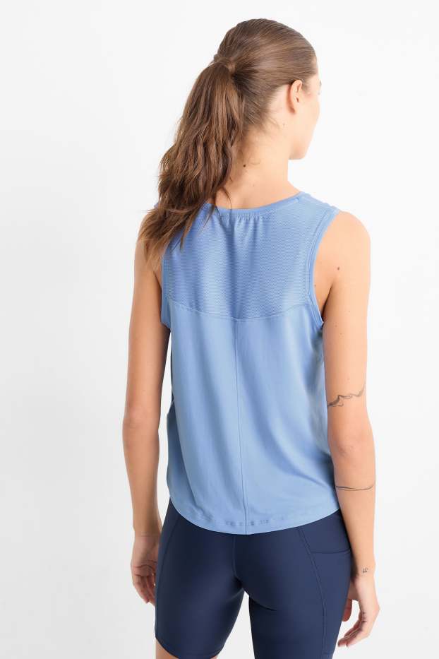 Femmes - Haut de sport - 4 Way Stretch - bleu