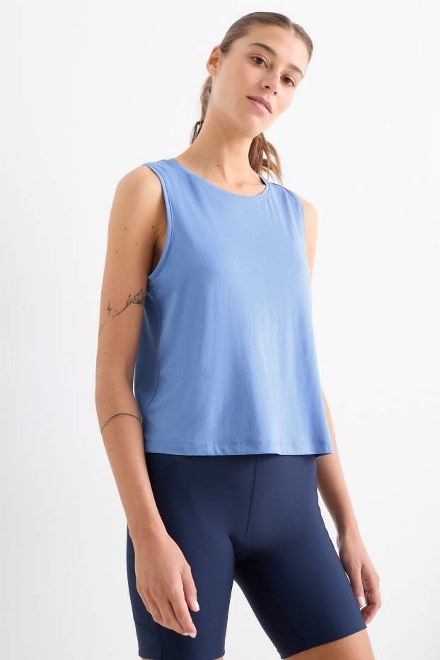 Femmes - Haut de sport - 4 Way Stretch - bleu