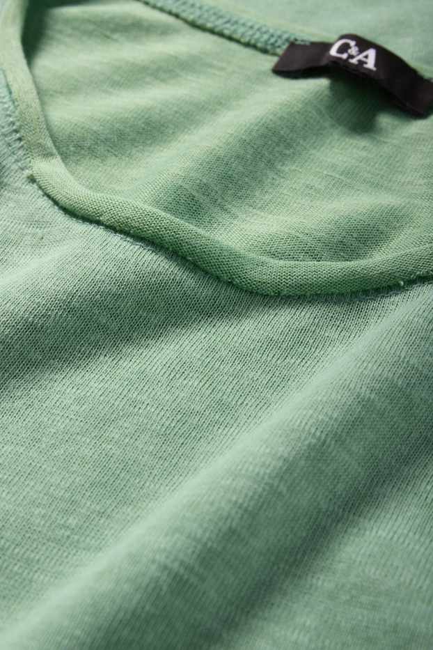 Dona - Samarreta de màniga curta - relaxed fit - verd