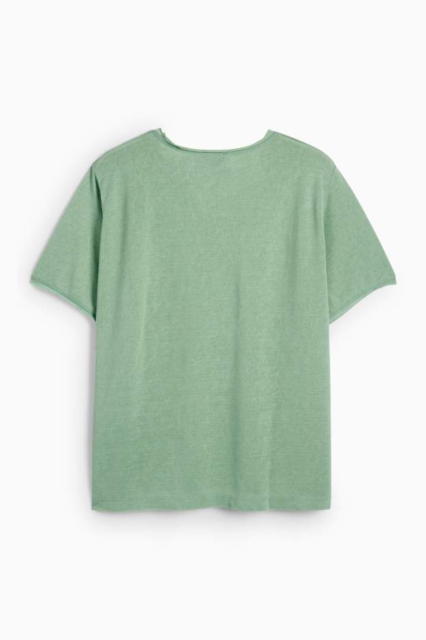 Dona - Samarreta de màniga curta - relaxed fit - verd