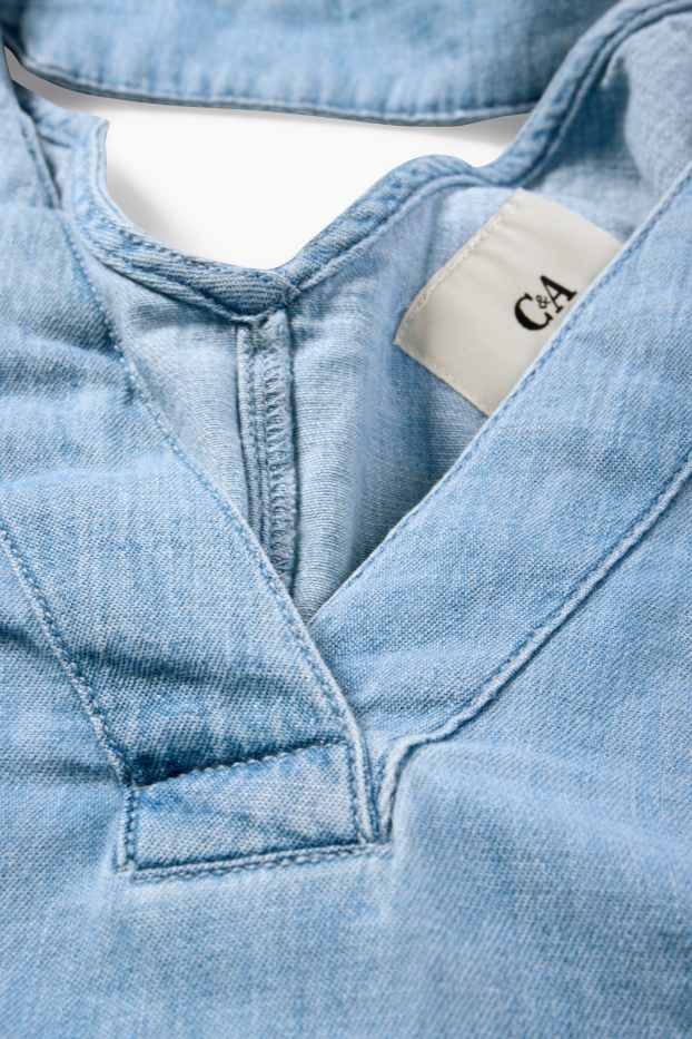 Dona - Vestit-túnica texà - texà blau clar