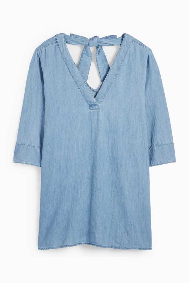 Dona - Vestit-túnica texà - texà blau clar