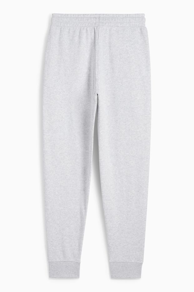 Mujer - Pantalón de deporte básico - gris claro jaspeado