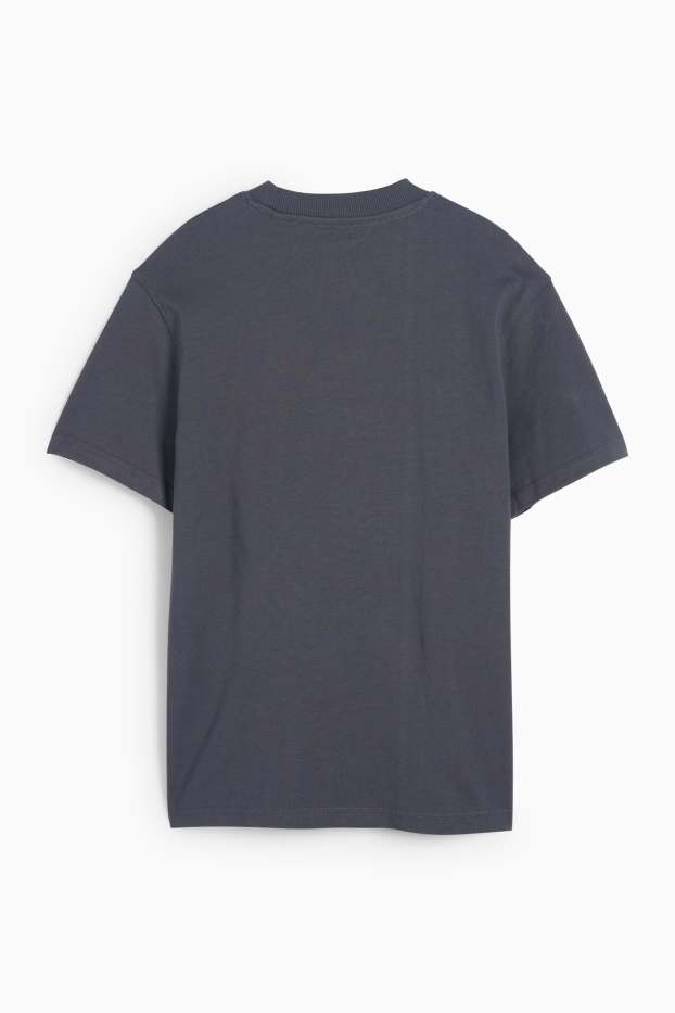 Kinderen: jongens - Surfer - T-shirt - donkergrijs