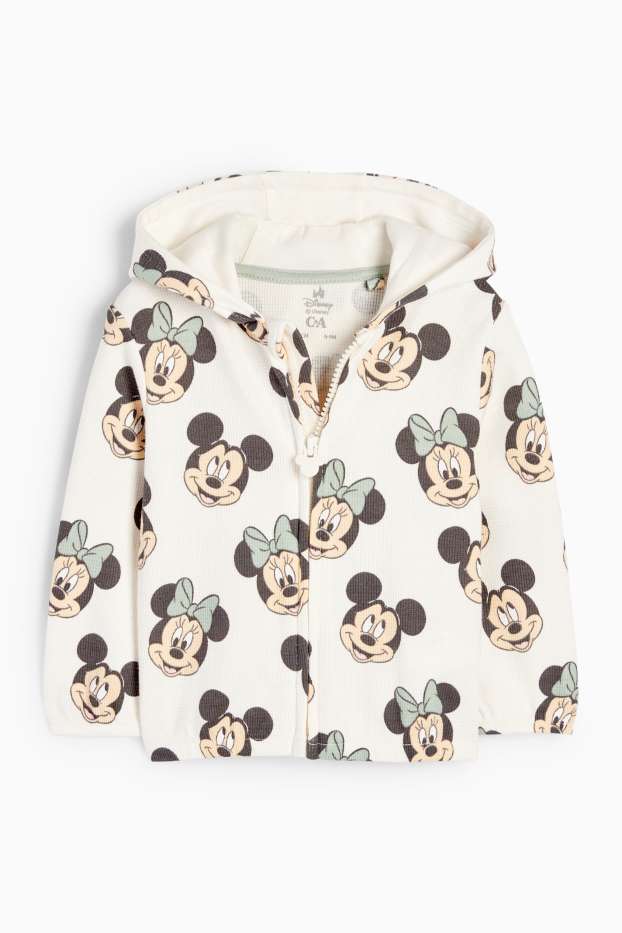 Baby Girls - Minnie Mouse - baby outfit - 3 piece - cremewhite