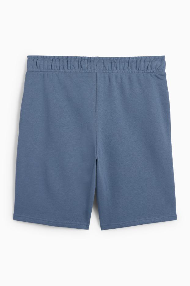 Home - Pantalons curts de xandall - blau fosc