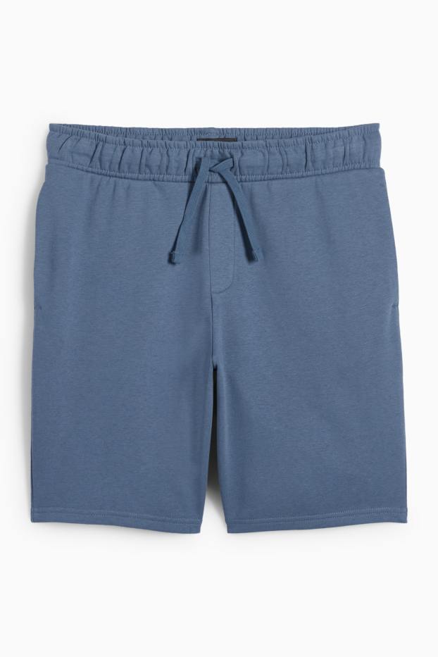 Home - Pantalons curts de xandall - blau fosc