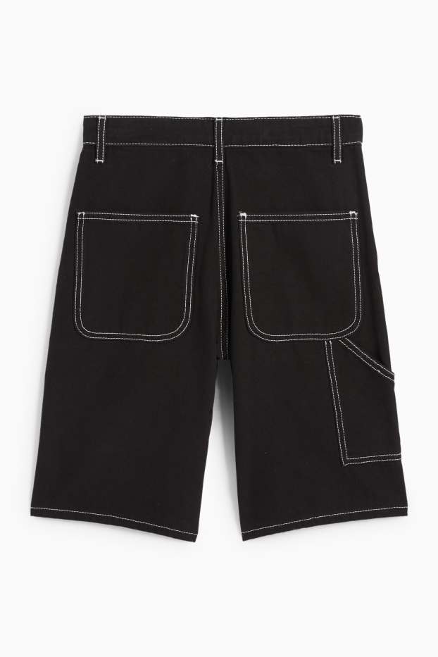 Copii - Băieți - Bermude de blugi - negru