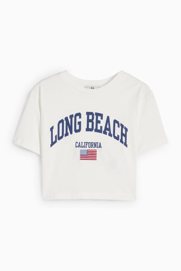 Enfants filles - Long Beach - T-shirt - blanc