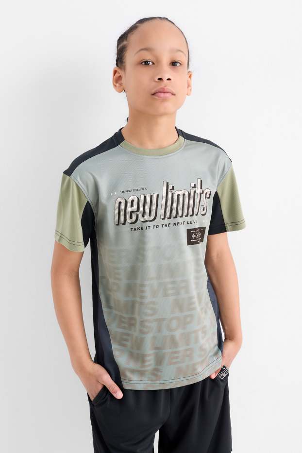 Children Boys - Technical top - light green