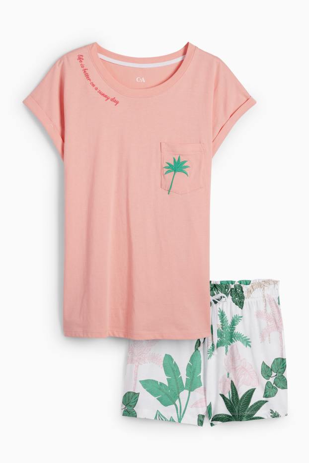 Femmes - Pyjashort - rose