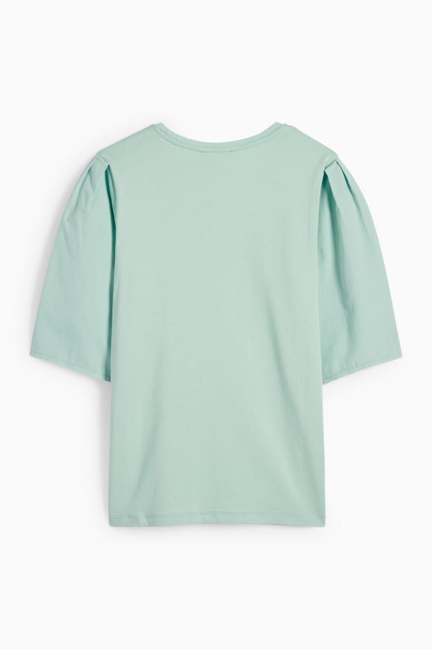 Women - T-shirt - regular fit - mint green