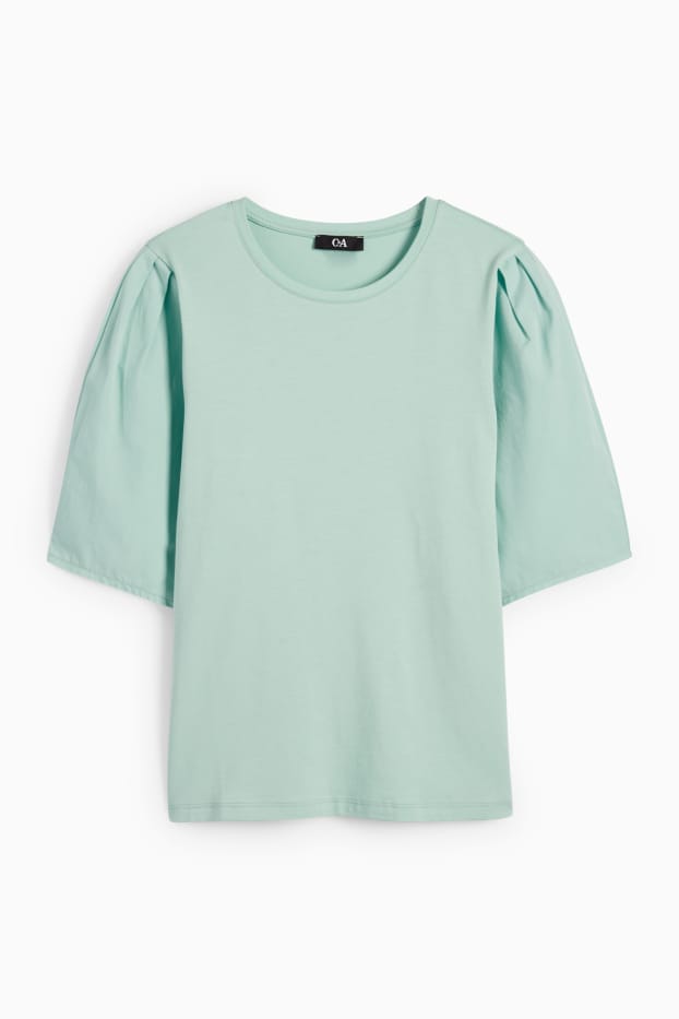 Women - T-shirt - regular fit - mint green