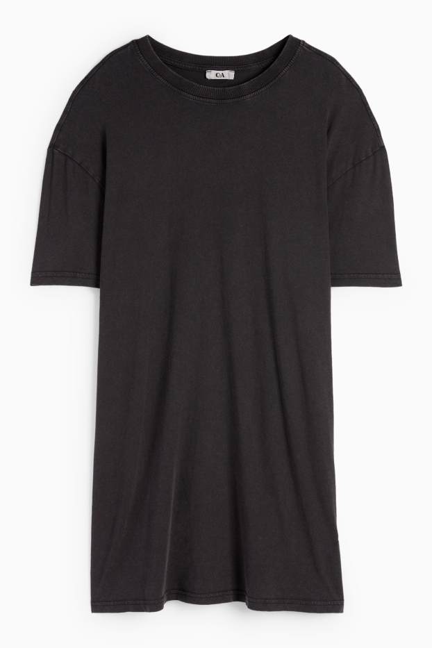 Donna - Vestito a t-shirt - nero