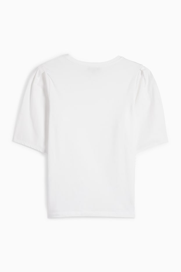 Donna - T-shirt - regular fit - bianco