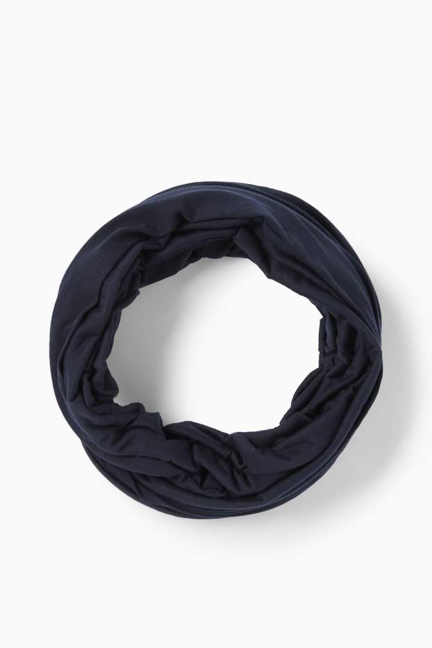 Damen - Loop Schal - dunkelblau