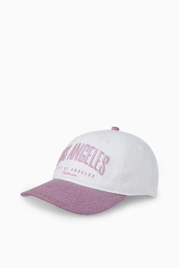 Hommes - Casquette - violet clair