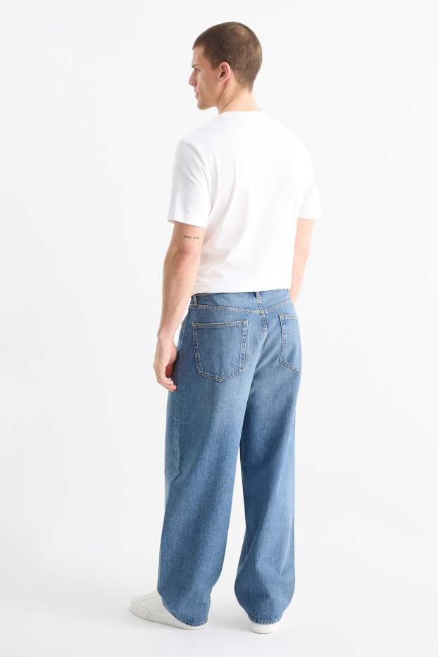Pánské - Baggy jeans - džíny - modré