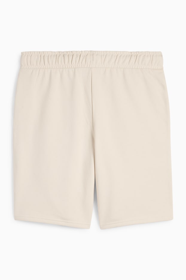 Home - Pantalons curts de xandall - beix clar