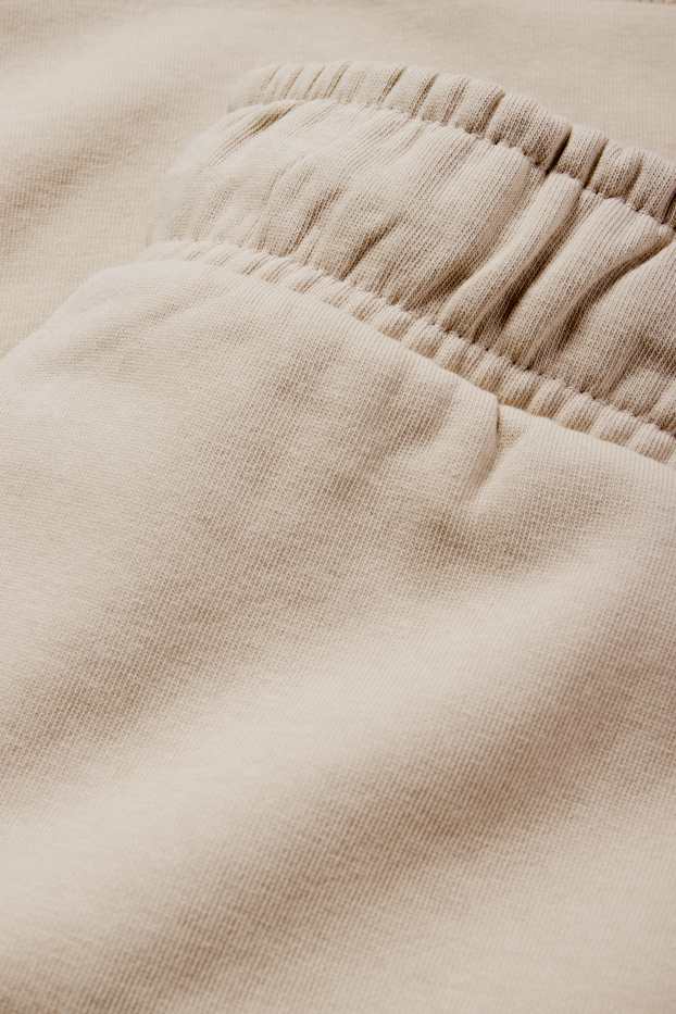 Men - Sweat shorts - light beige