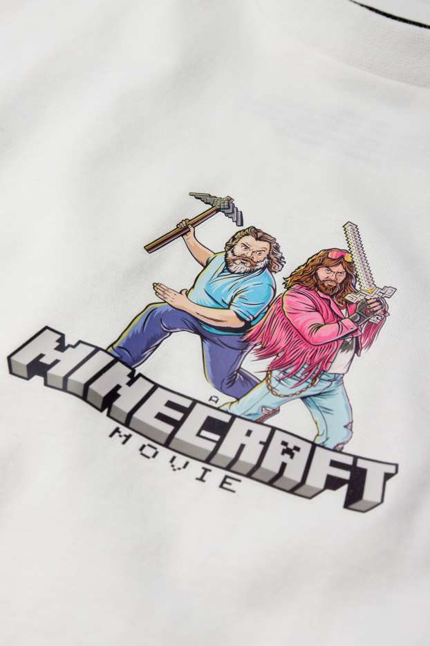 Kinder Mädchen - Minecraft - Kurzarmshirt - weiß
