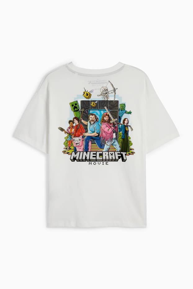 Kinder Mädchen - Minecraft - Kurzarmshirt - weiß