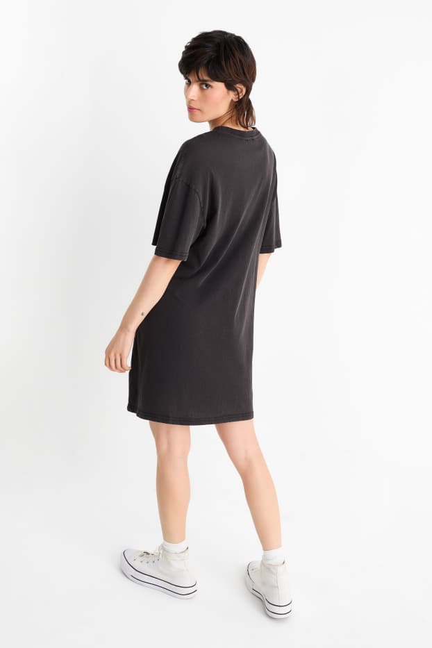 Donna - Vestito a t-shirt - nero
