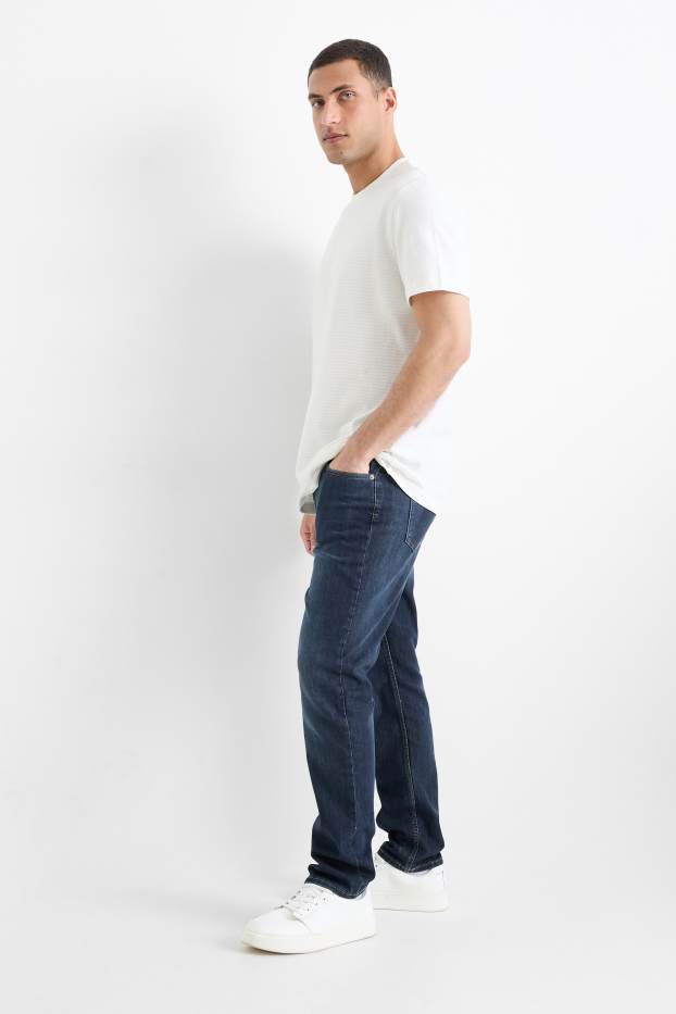 Men - Slim jeans - LYCRA® - denim-dark blue