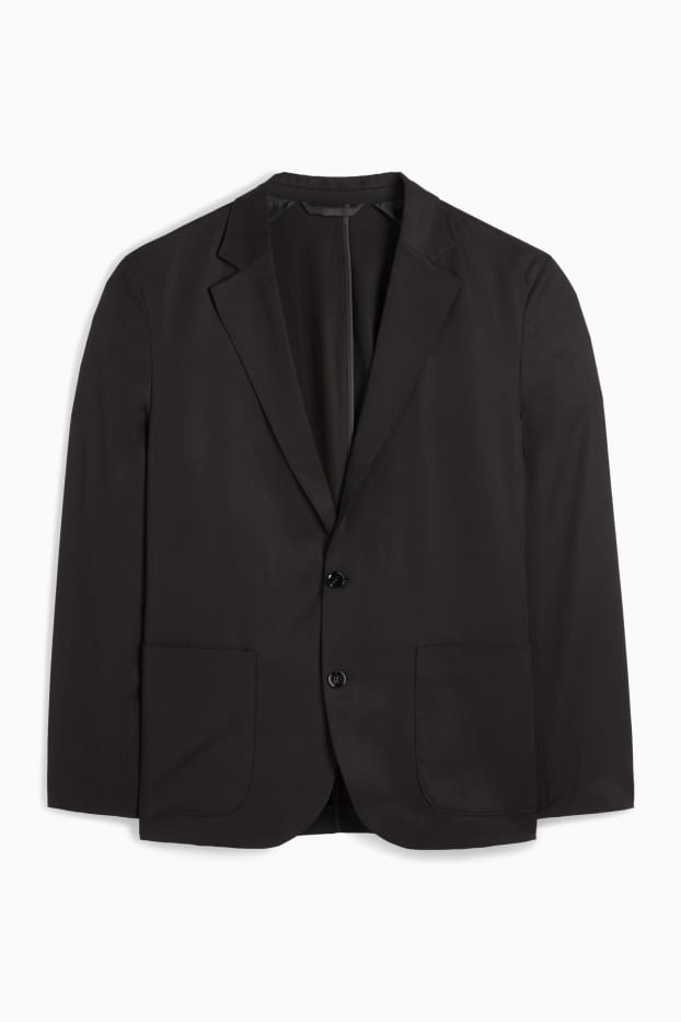 Herren - Baukasten-Sakko - Oversized - schwarz
